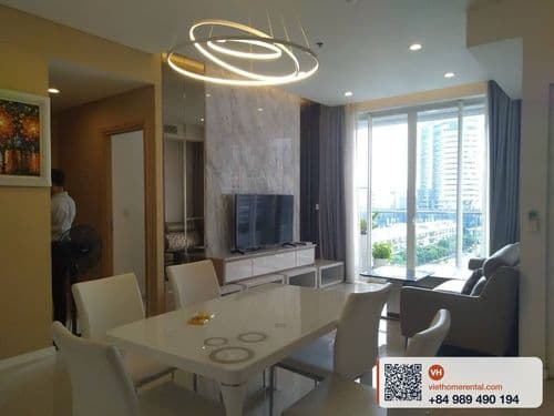 Sarimi Apartment for Rent in Thu Thiem District 2 - B2.08.12A 12th Floor, 2 Bedrooms, Fully Furnished 27 Million VND/Month