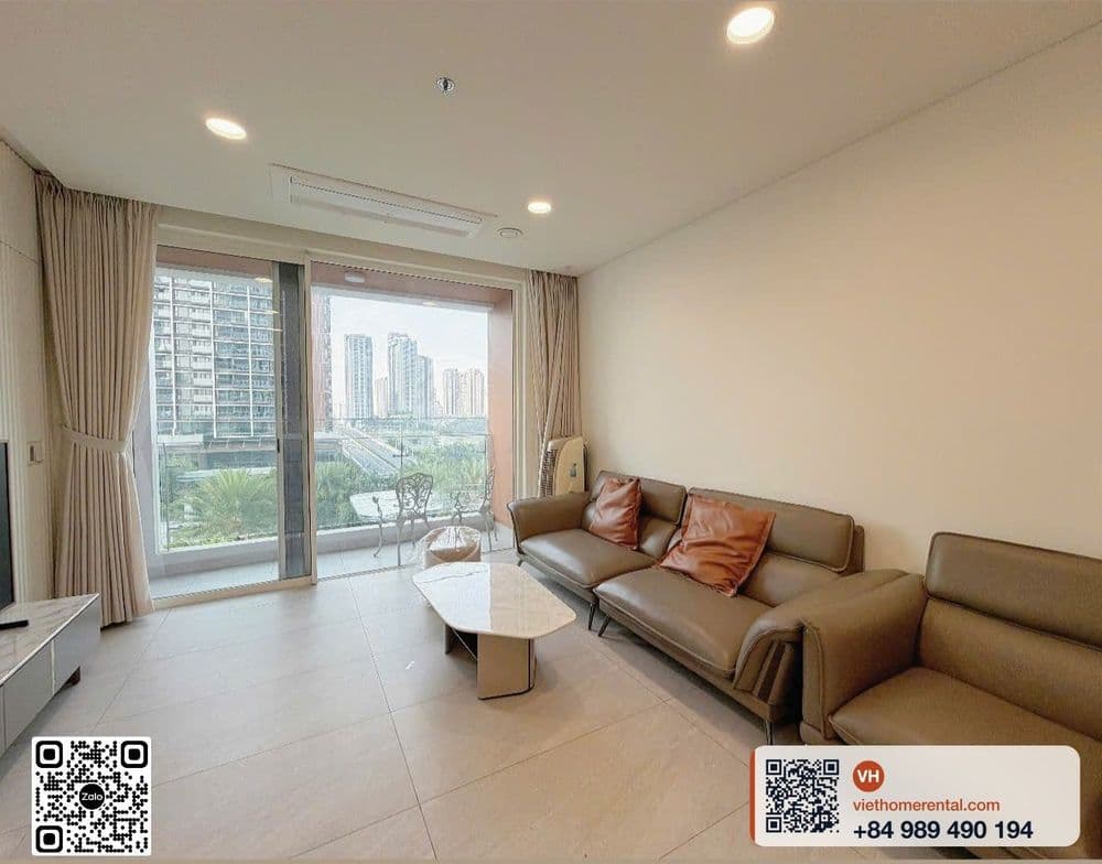 Cho thuê căn hộ 3PN 135m² Zeit River Thu Thiêm - 80 triệu - Main view