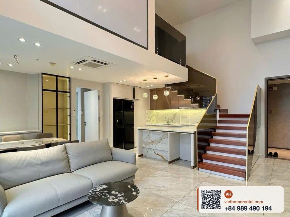 Cho thuê Loft Sân Vườn 3PN The Opera Metropole Thủ Thiêm 230m2 - Main view