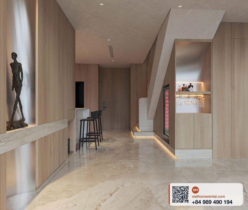Cho Thuê Loft Penthouse 3PN Metropole The Crest 160m² 7000USD - Main view