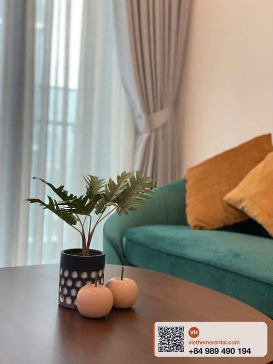 Cho thuê căn hộ 2PN 84m2 Thủ Thiêm Q2 view sông 37.5tr - Photo 3