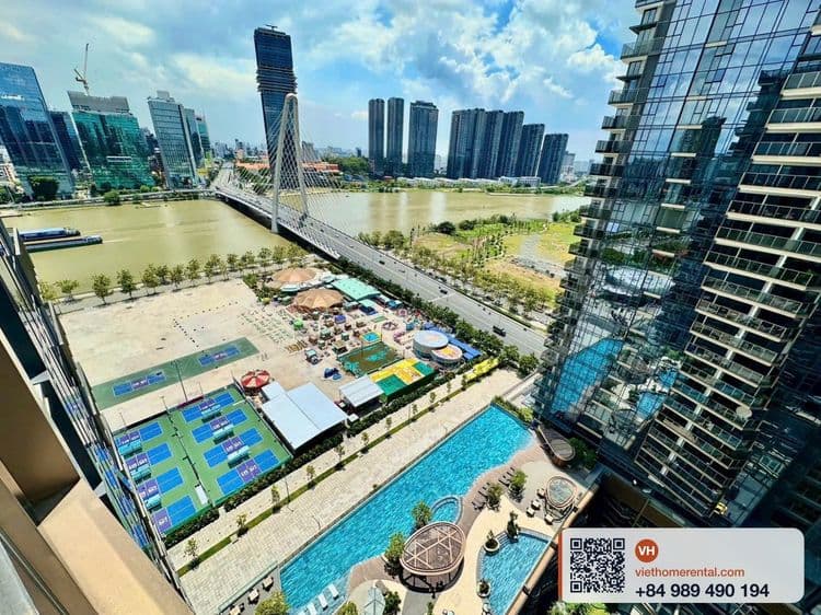 Cho thuê căn hộ 2PN 86m2 Metropole Opera Q2, view sông Sài Gòn - Photo 3