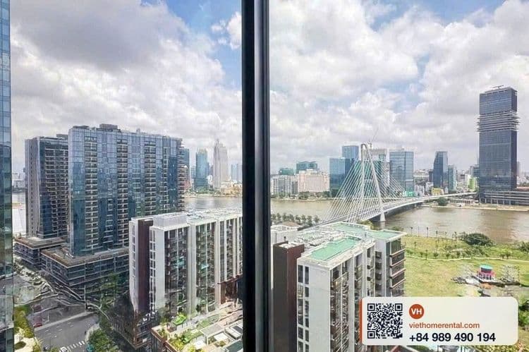 Cho thuê căn hộ 3PN Crest Metropole, 152m² view sông, $4200 - Photo 4