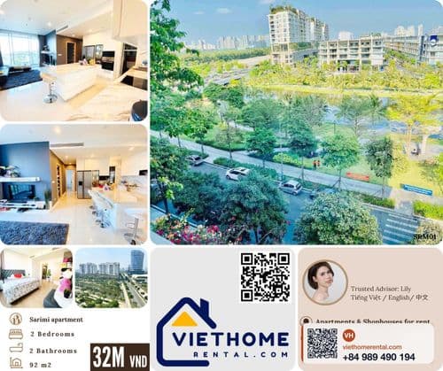 Sarimi A2-0411 2-Bedroom 92m2 Full Furnish Rent 32M