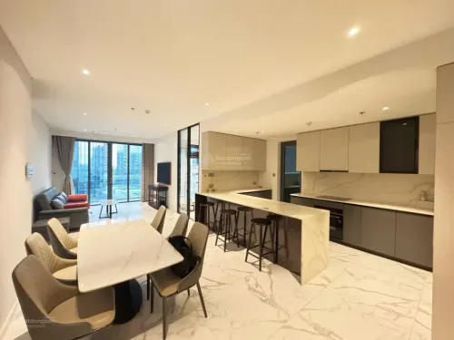 The Crest - Metropole: Cho thuê căn hộ 2PN + 1 Giá 55 triệu - Full nội thất - View nội khu thoáng